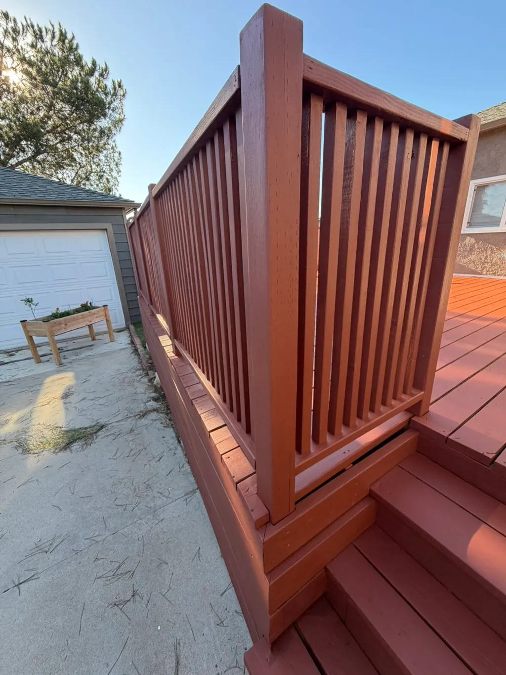 Deck restoration detail