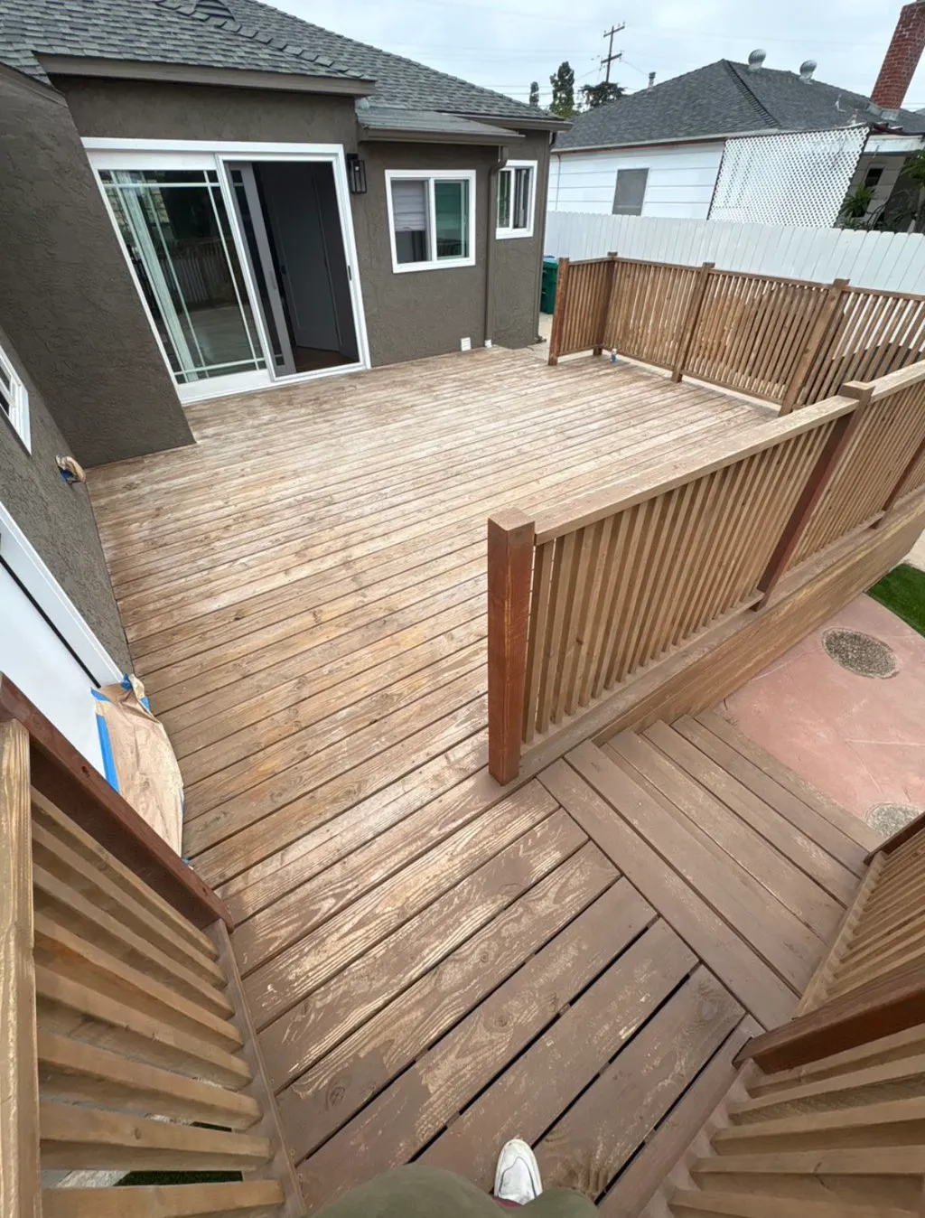Completed deck project