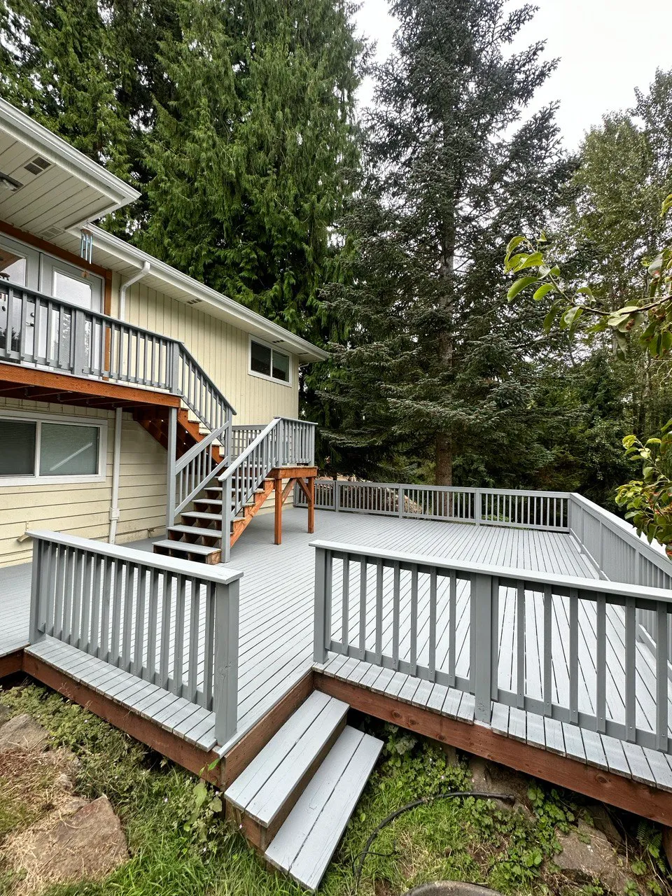 Refinished deck project